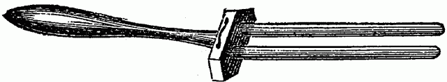 Fig. 45 - MANDRIL FOR CARRYING TILES FROM MACHINE. Fig. 45 - MANDRIL FOR CARRYING TILES FROM MACHINE.