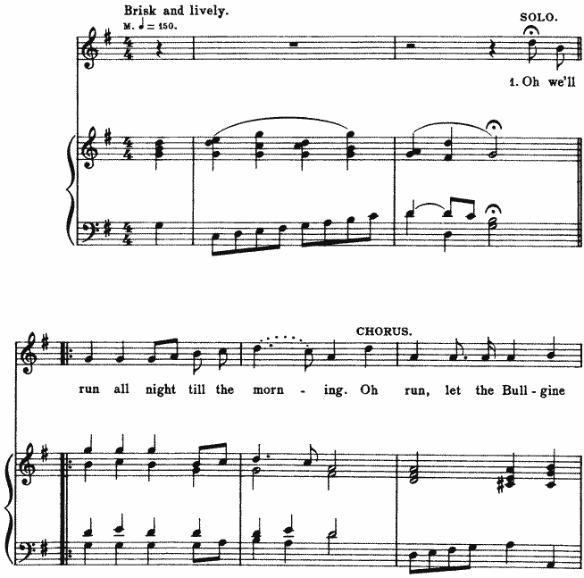 Oh run, let the Bullgine run Oh run, let the Bullgine run