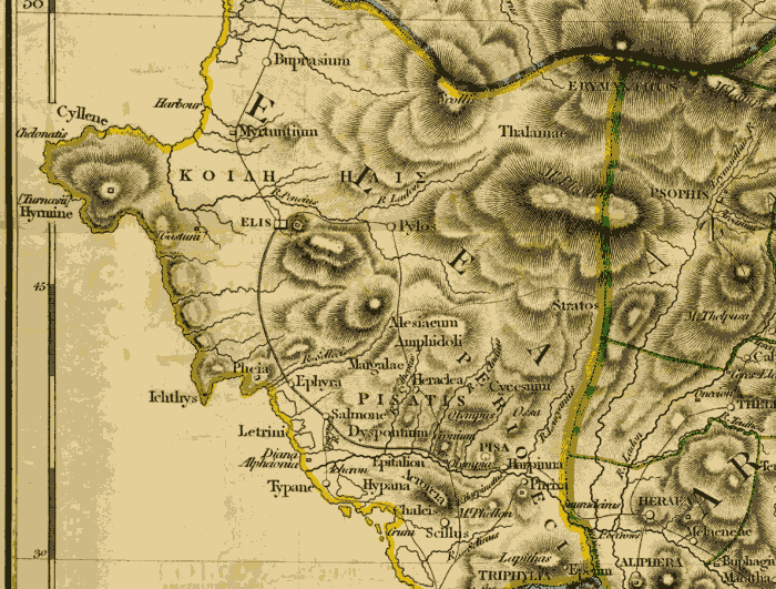 Map section B1. Map section B1.