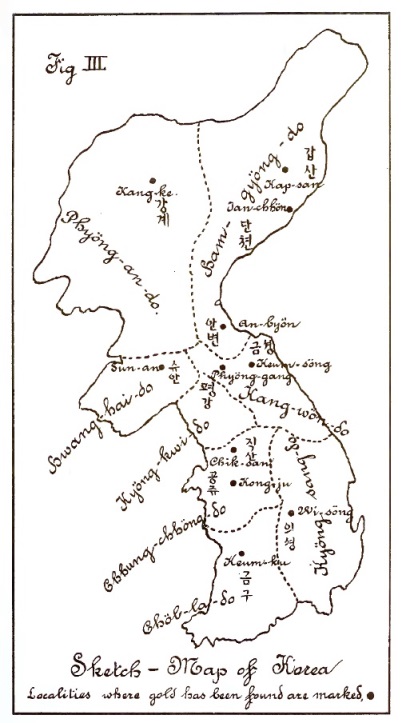 Gold mines of Korea
