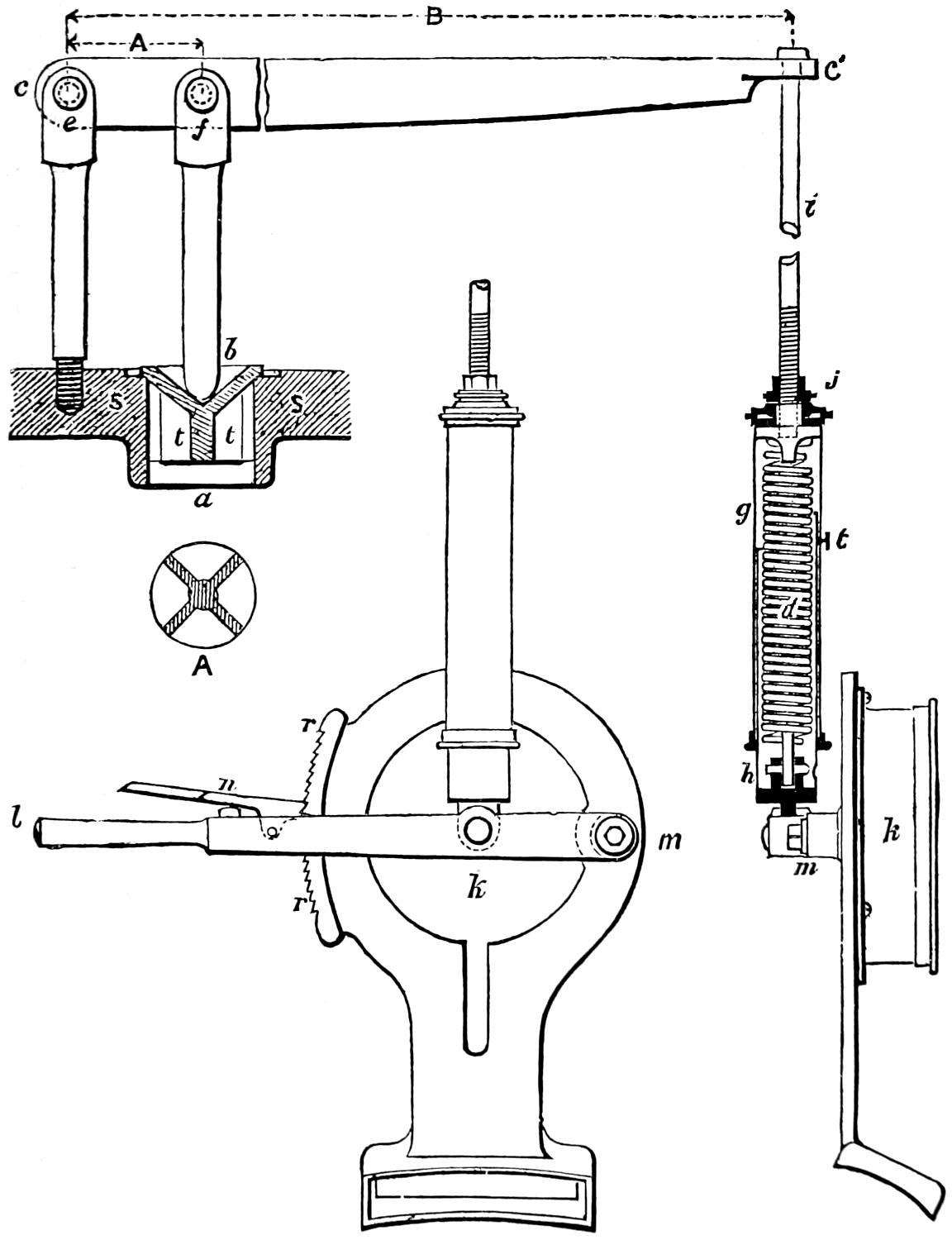 Safety valve lever