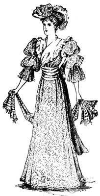 AN ARTISTIC DRESS, 1897.

