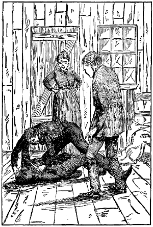 Van Vernet and Franz fight,
Papa and Mamma Francoise look on